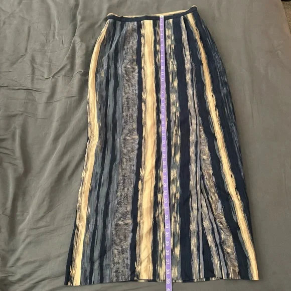 100% Silk Pendleton Maxi Skirt Size 6 Long - Picture 7 of 8